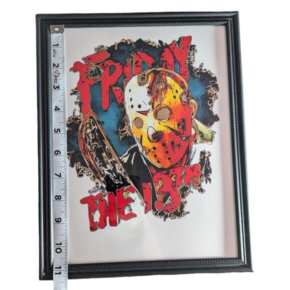 Friday The 13th Wall Art Home Decor Game Room Office Brand New Frame Included - Picture 3 of 9